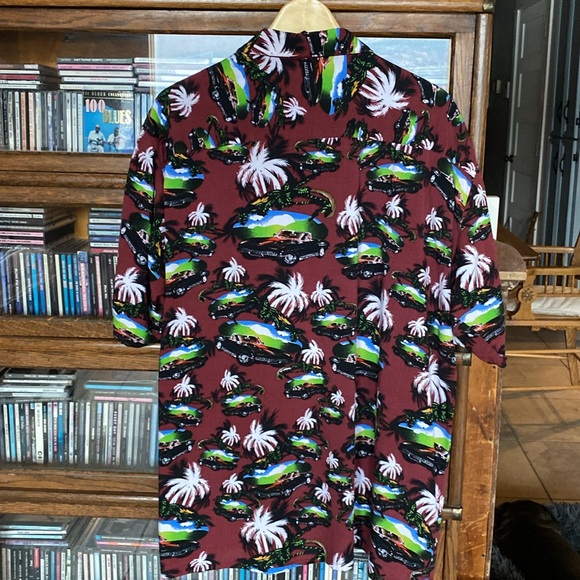 PURITAN Hawaiian Shirt 100% Rayon Size XLT/1X - Picture 4 of 11
